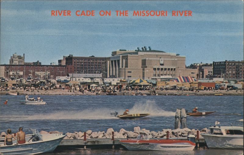 River Cade Speed Boat Race, Sioux City, Missouri River Iowa