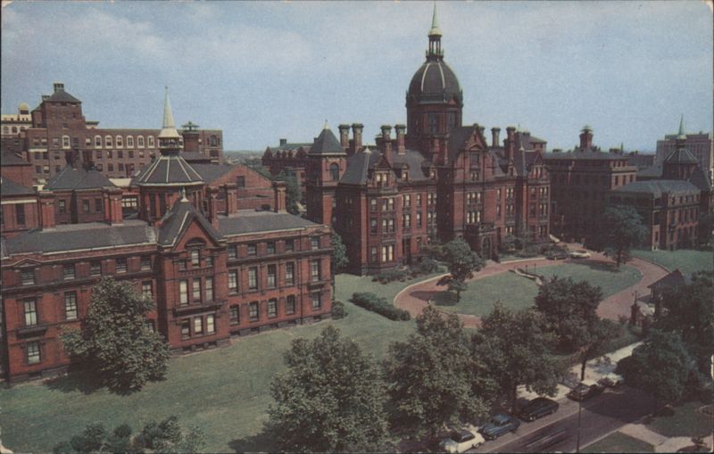 Johns Hopkins Hospital, Broadway & Monument Street Baltimore Maryland