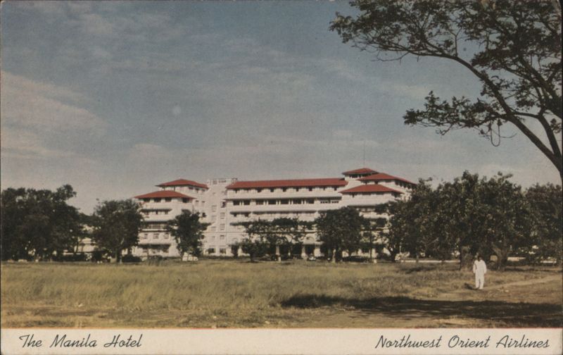 The Manila Hotel, Pearl of the Orient Philippines Southeast Asia