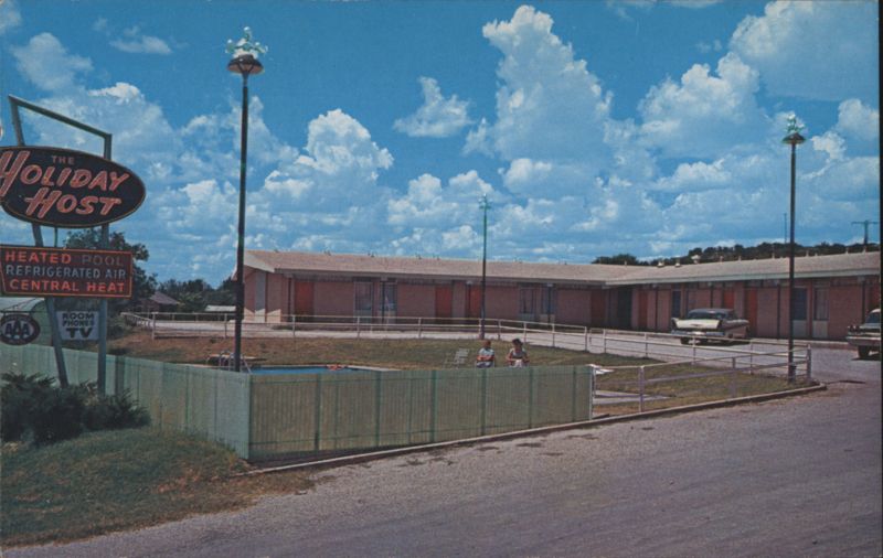 The Holiday Host Motel, U.S. Highway 290 East Sonora Texas