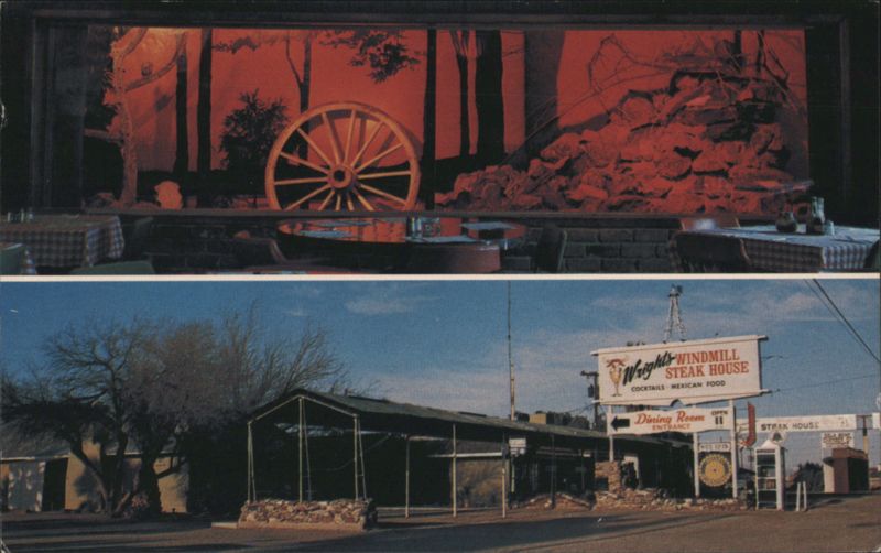 Wright's Windmill Steak House Gila Bend AZ Arizona