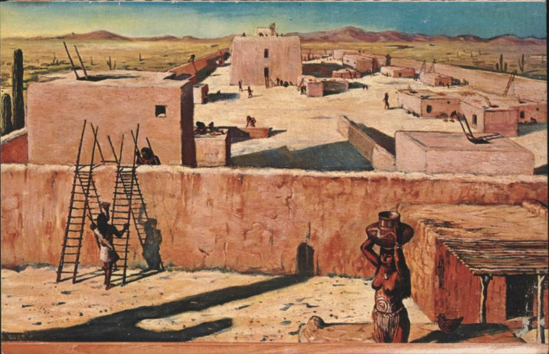 Hohokam Indian Village Life A.D. 1300, Casa Grande Ruins Coolidge Arizona