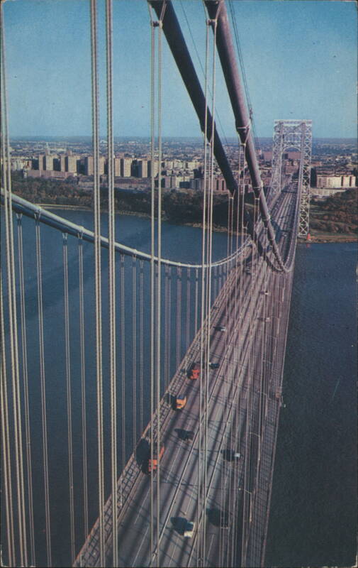 George Washington Bridge, Hudson River, New York City
