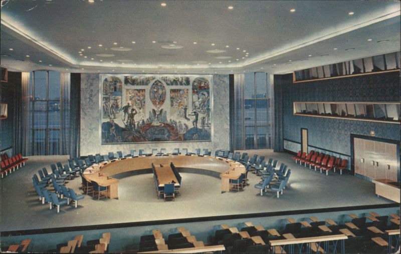 Security Council Chamber, United Nations Headquarters New York