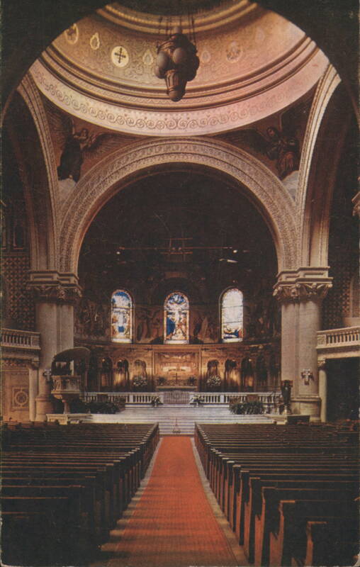 Stanford University Chapel Interior with Mosaics California