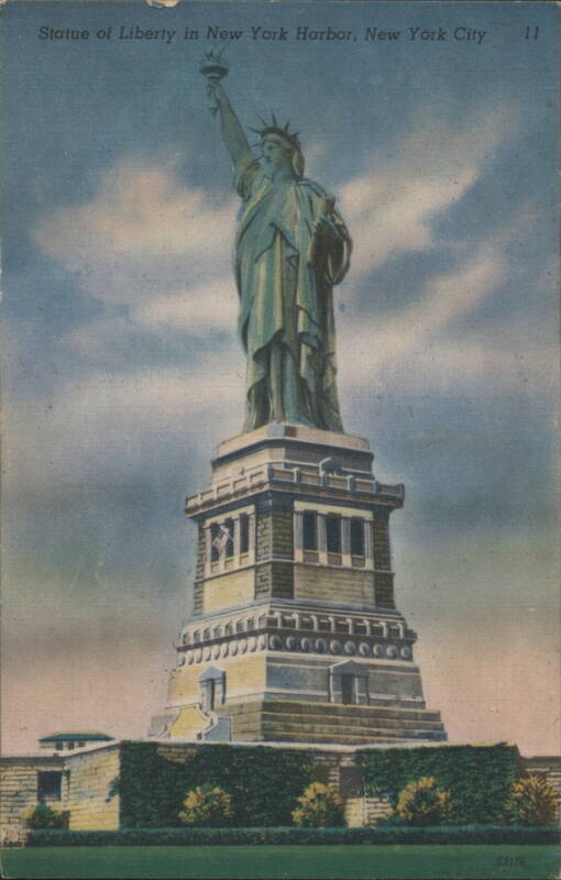 Statue of Liberty in New York Harbor