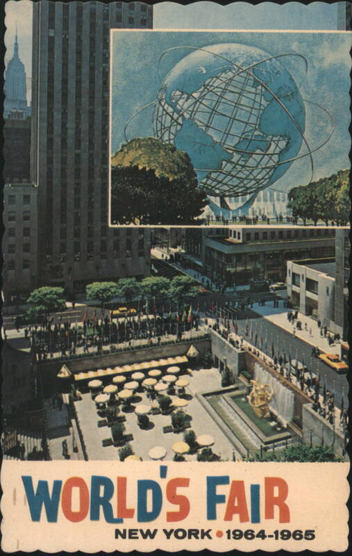 New York World's Fair 1964-1965 Unisphere Rockefeller Center