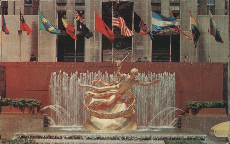 Prometheus Statue, Rockefeller Center, New York City