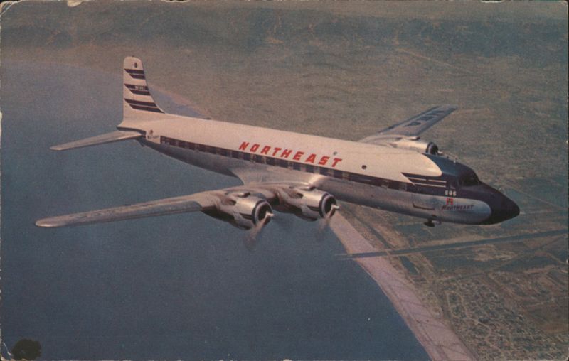 Northeast Sunliners Propeller Plane, Grand New Way to Florida