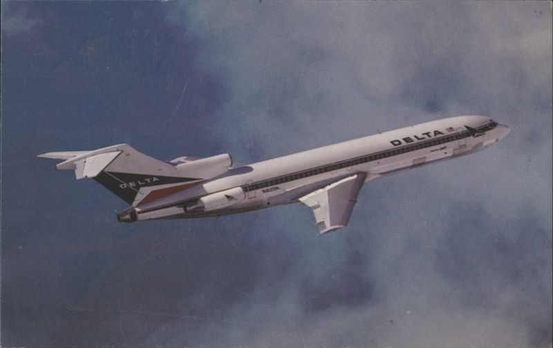Delta Air Lines Boeing 727 Wide-Ride Jet Aircraft
