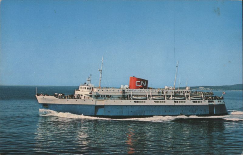 M. V. BLUENOSE Ferry, Frenchman Bay, Bar Harbor, ME Maine
