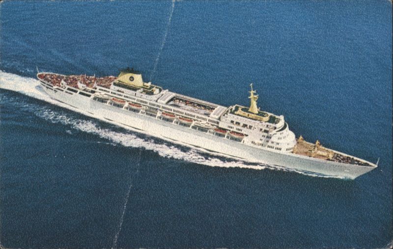 HOME LINES SS OCEANIC Largest Ship Year Round Cruises