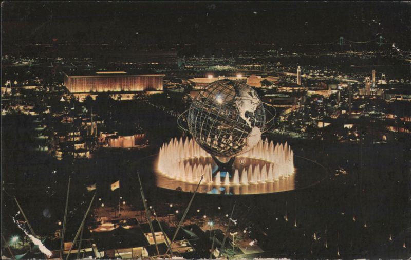 Unisphere, New York World's Fair 1964-65 Night View