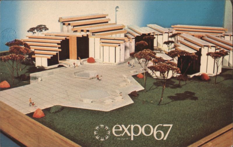 Expo 67 Quebec Industries Pavilion Model Montréal QC Canada