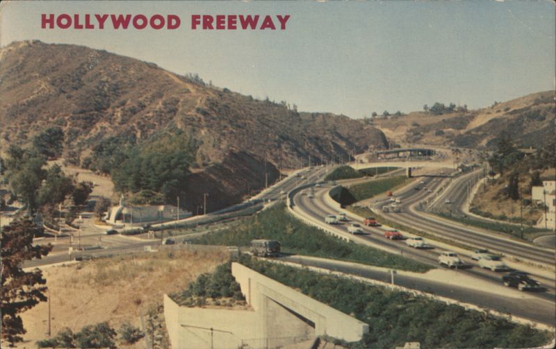 Hollywood Freeway & Ventura Freeway, Cahuenga Canyon California