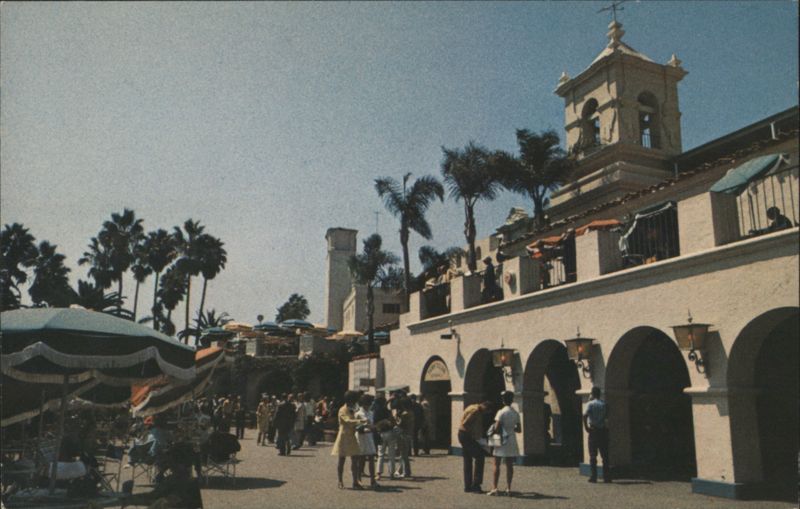 Del Mar Clubhouse Area, Bell Tower, California Architecture