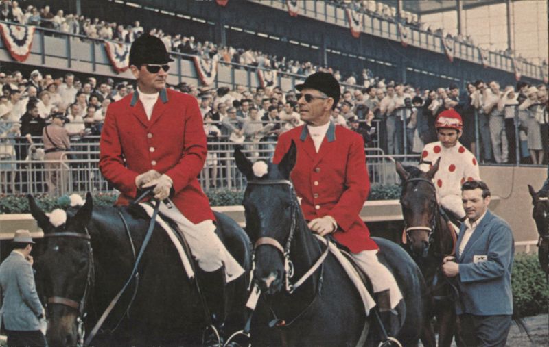 Damascus & Willie Shoemaker at Aqueduct Racetrack New York
