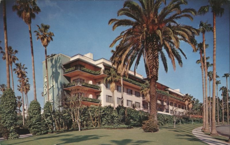 The Beverly Hills Hotel & Bungalows, Sunset Boulevard California