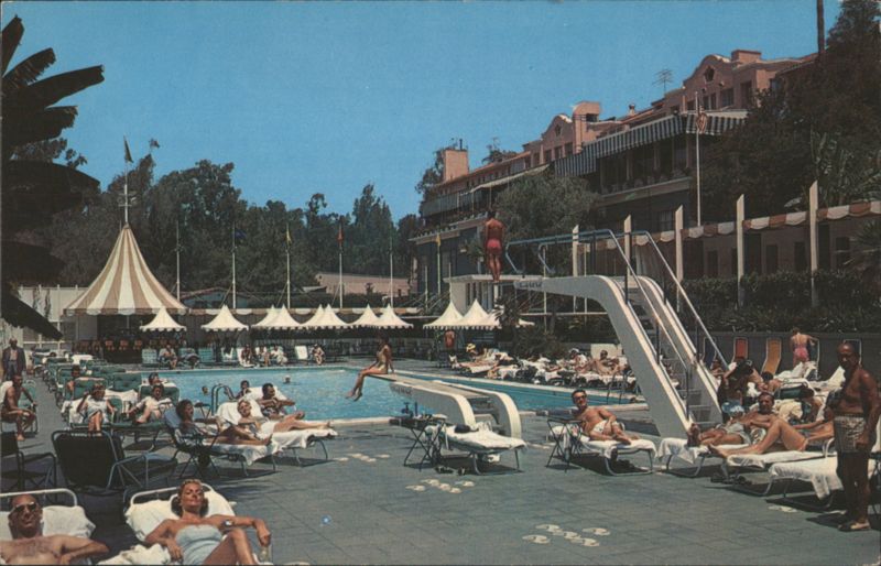 The Beverly Hills Hotel Sand & Pool Club, Los Angeles California