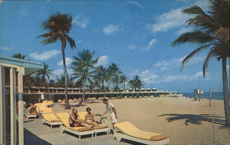 Cabana Sun Club, Beach Resort with Palm Trees Boca Raton Florida