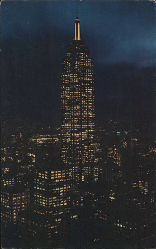 Empire State Building at Night, New York City Charles Phelps Cushing
