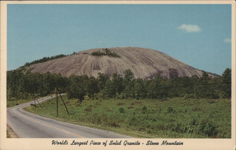 Stone Mountain, World's Largest Piece of Solid Granite Atlanta Georgia