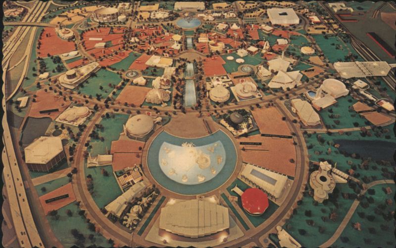 New York World's Fair 1964-65 Map - Peace through Understanding