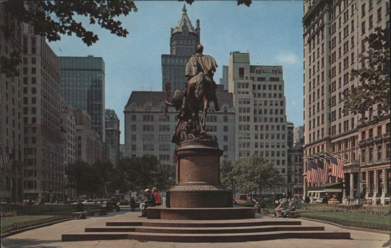 Central Park & Fifth Avenue Looking South New York