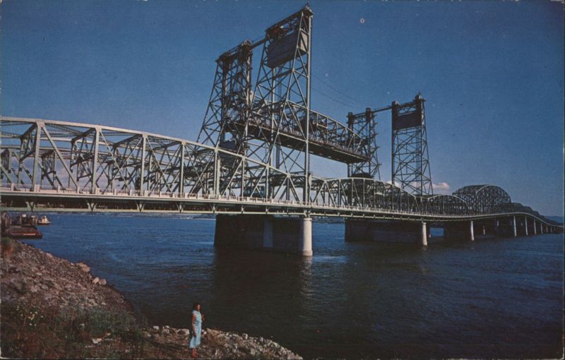 Interstate Bridge over Columbia River, Portland OR Vancouver WA Oregon