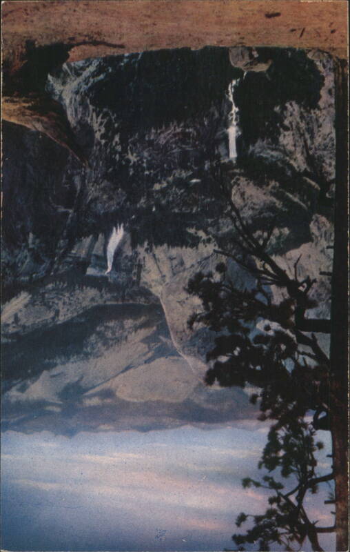 Yosemite NP, CA: Vernal & Nevada Falls from Glacier Point California