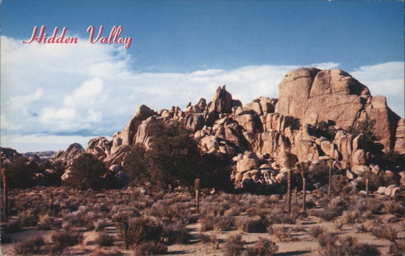 Hidden Valley, Joshua Tree National Monument California