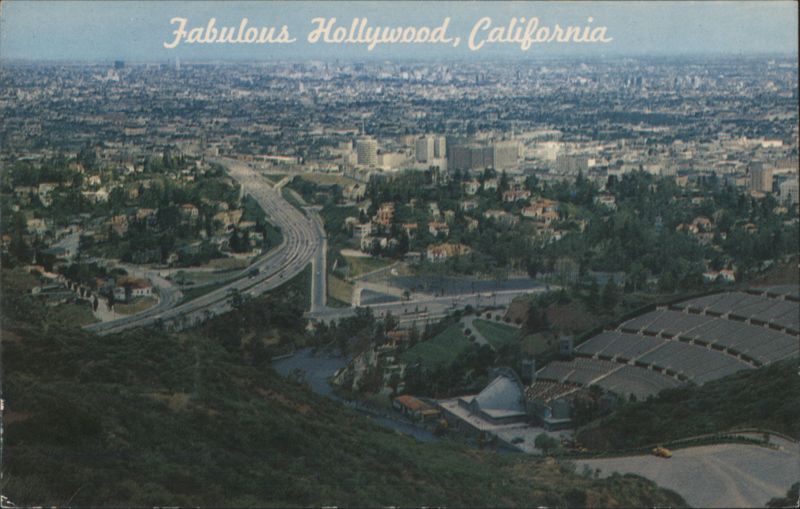 Fabulous Hollywood, CA - Hollywood Bowl & Freeway View California