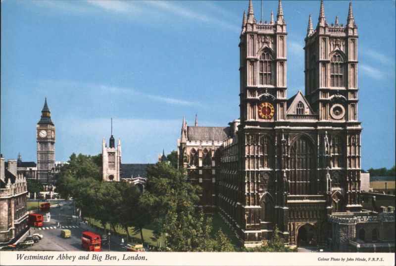 Westminster Abbey and Big Ben, London United Kingdom