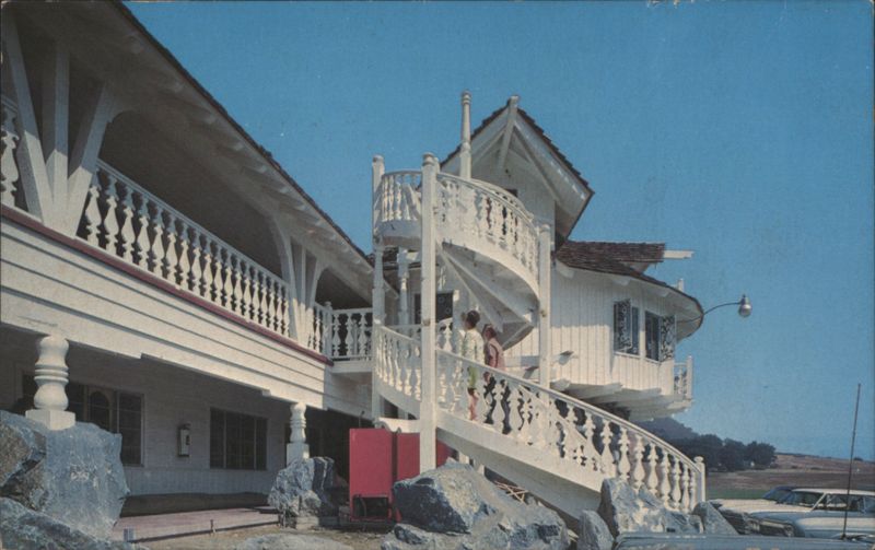 Madonna Inn Hilltop Motel Building Spiral Staircase San Luis Obispo California