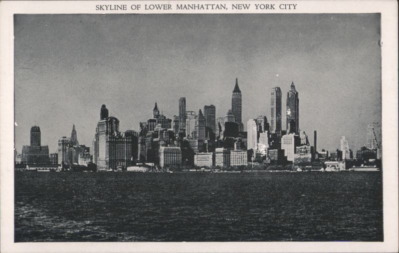 Skyline of Lower Manhattan, New York City
