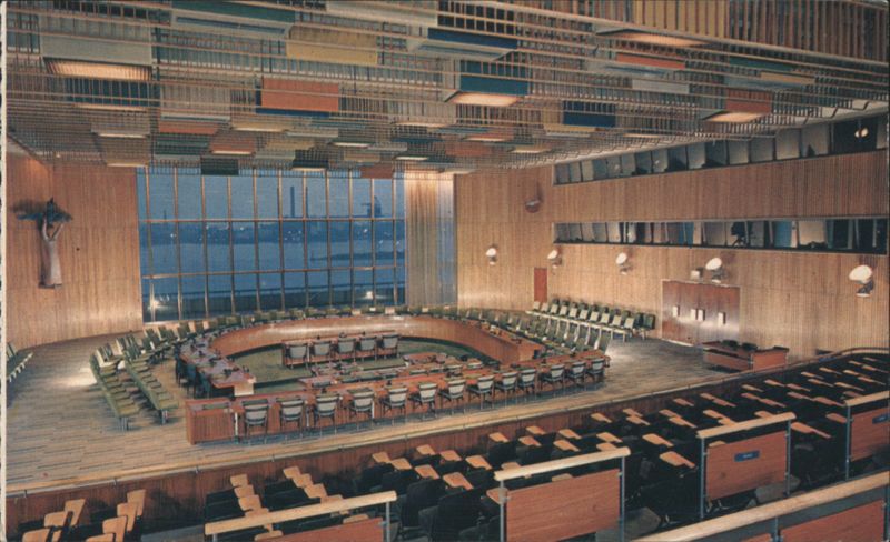 United Nations Trusteeship Council Chamber, Finn Juhl New York