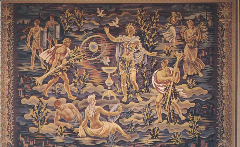 UN General Assembly Building Tapestry, Peter Colfs Design New York