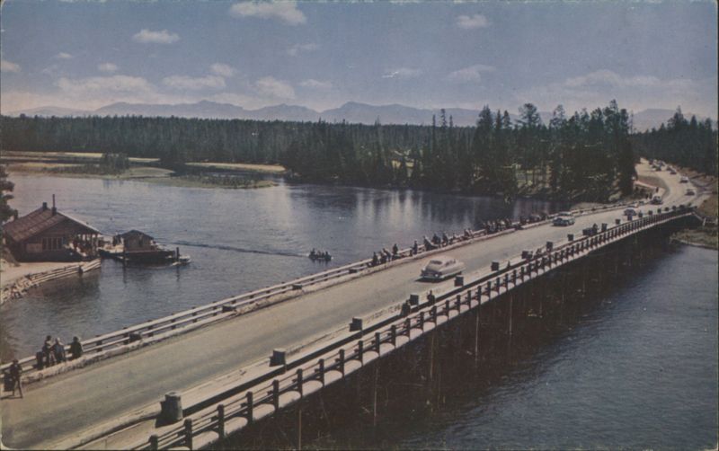 Fishing Bridge, Yellowstone River, Yellowstone Lake