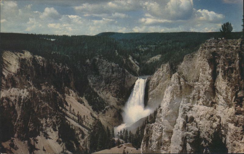 Grand Canyon of the Yellowstone Lower Falls from Moran Point