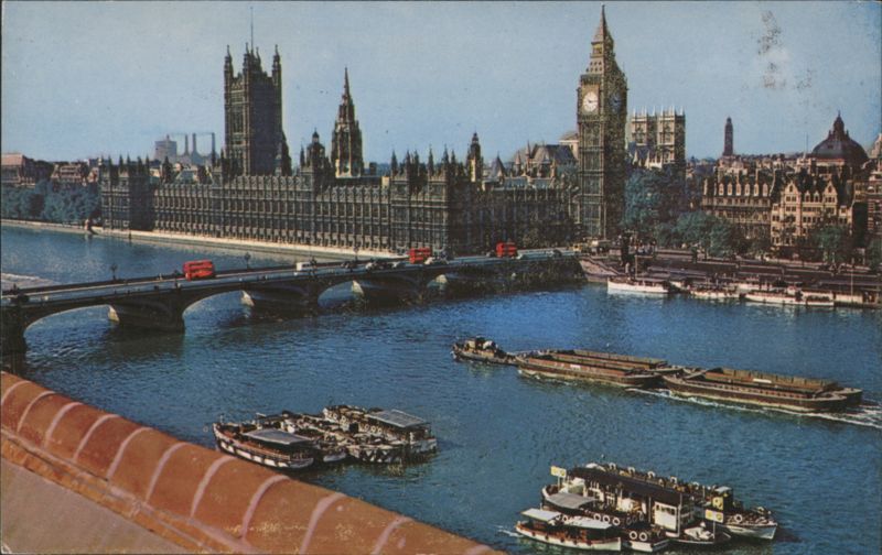 Houses of Parliament, Westminster Bridge, River Thames London United Kingdom