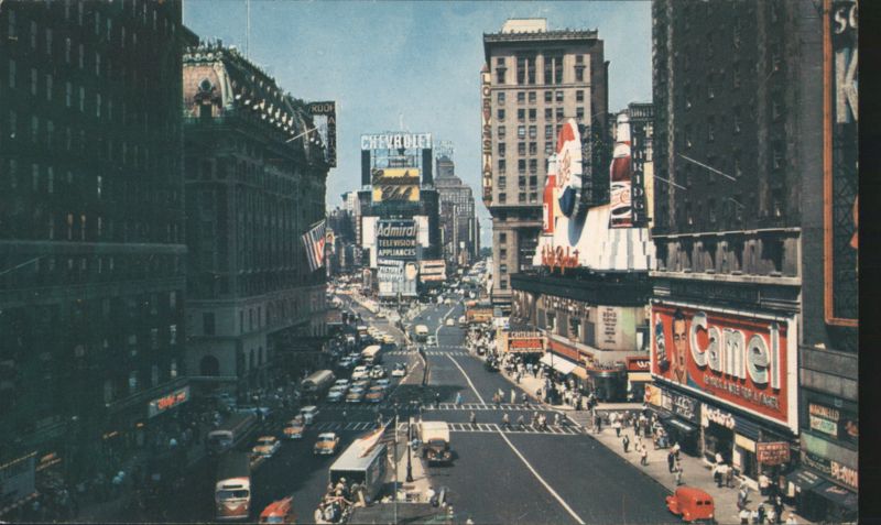 Times Square Broadway, The Great White Way, Night Life New York