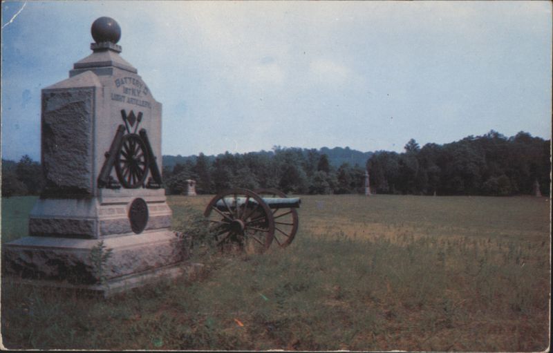 Battery D 1st N. Y. Light Artillery Monument, Wheatfield Gettysburg Pennsylvania