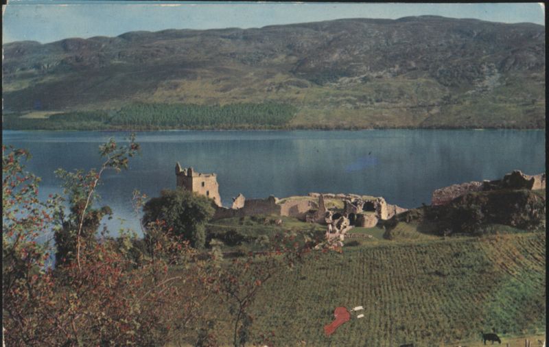 The Village Castle Ruins by Loch, Hills in Background Cookham England