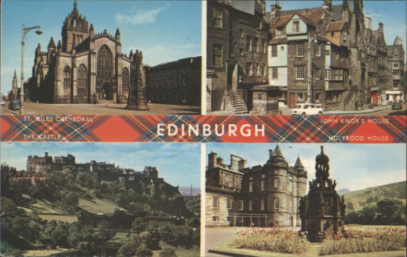 Edinburgh: St. Giles, Castle, John Knox's, Holyrood House Scotland