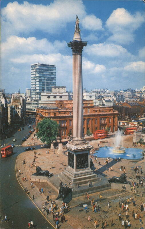 Nelson's Column, Trafalgar Square, London United Kingdom