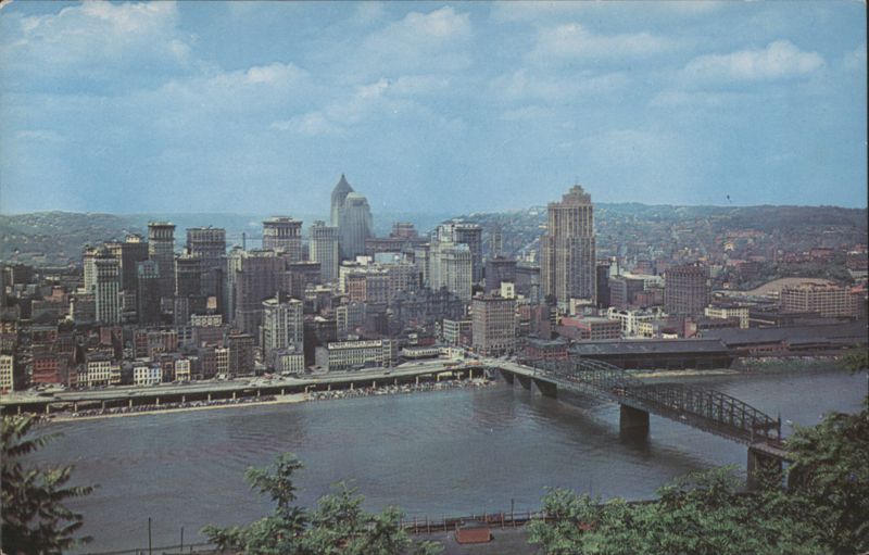 Pittsburgh PA Skyline from Mt. Washington Pennsylvania