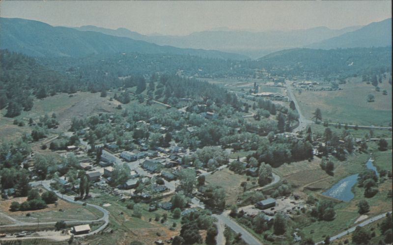 Julian, California Aerial View, Old Stage Coach Route