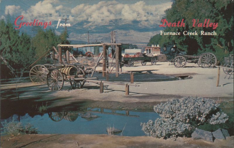 Death Valley Furnace Creek Ranch Historic Relics California