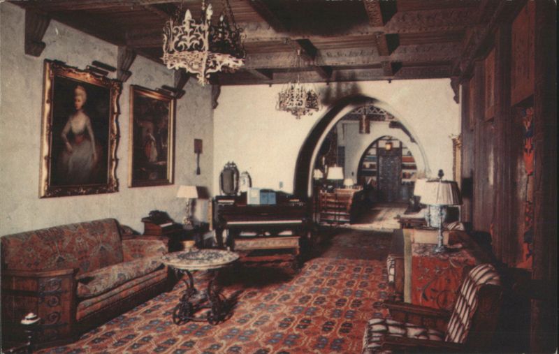 First Floor Music Room at Scotty's Castle Death Valley California