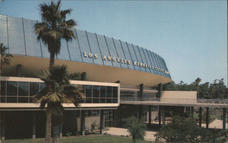 Los Angeles Memorial Sports Arena Entrance California
